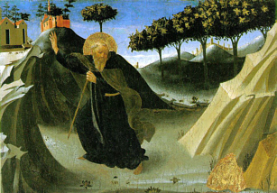 St. Anthony Abbot Lover of the Virtue of Poverty Ora Pro Nobis